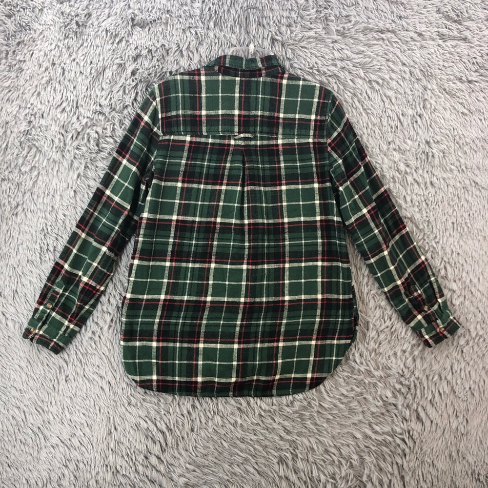 American Eagle Shirt Womens Medium Amazingly Soft Plaid Checkered Button Front - Picture 11 of 12